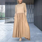 🎉🔥Biggest Sale -50% OFF🔥Flowy Knit Midi Dress with Full Sleeves
