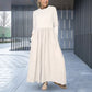 🎉🔥Biggest Sale -50% OFF🔥Flowy Knit Midi Dress with Full Sleeves
