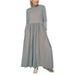 🎉🔥Biggest Sale -50% OFF🔥Flowy Knit Midi Dress with Full Sleeves