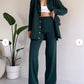 🎄Hot Sale 50% OFF✨Casual Striped Jacquard Knitted Two-pieces Set
