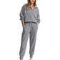 Long Sleeve Half Zip Sweatsuits Set📣