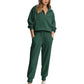 Long Sleeve Half Zip Sweatsuits Set📣