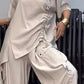 Women's Round Neck T-Shirt and Trousers Two-Piece Suit💕