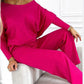 🍁Spring New Releases🍁Women's Solid Color Drop Shoulder Pullover and Loose Pants Set