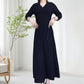 👗Women’s Elastic High Waisted Thick Long Skirt