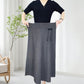 👗Women’s Elastic High Waisted Thick Long Skirt