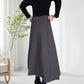 👗Women’s Elastic High Waisted Thick Long Skirt