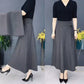 👗Women’s Elastic High Waisted Thick Long Skirt