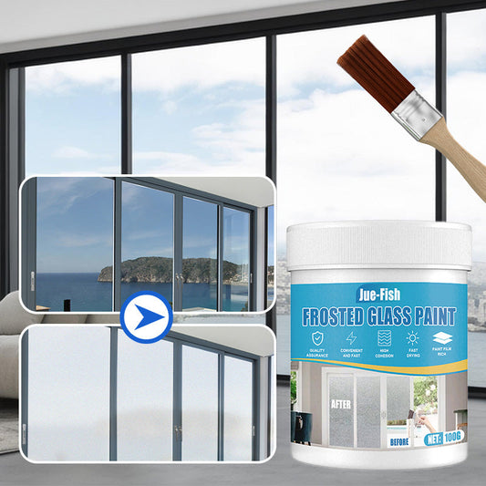 🔥Hot Sale 50% 0FF🔥Waterproof Frosted Glass Paint for Door & Window with Brush