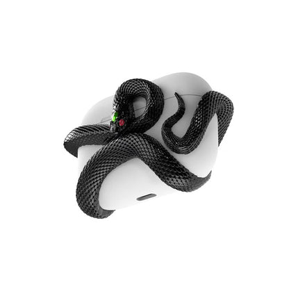 Creative 3D Snake Wireless Earphone Protective Case