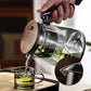 ♨️Leaves and water separation press teapot