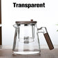 ♨️Leaves and water separation press teapot