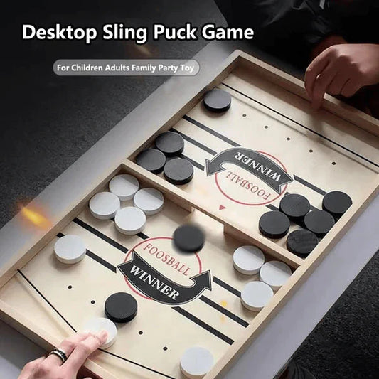 ⭐Sling Puck Hockey Game Two Player Board Game