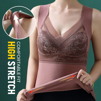 ⚡2-in-1 Built-in Bra Thermal Underwear