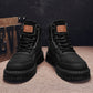 ❄️Winter Specials❄️Men's Plush Lace-Up High Top Boots