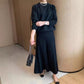 💞Winter Wardrobe Essentials 60%OFF 💞Women's Round-Neck Top ＆ Pleated Skirt 2-Piece Set