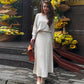 💞Winter Wardrobe Essentials 60%OFF 💞Women's Round-Neck Top ＆ Pleated Skirt 2-Piece Set