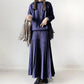 💞Winter Wardrobe Essentials 60%OFF 💞Women's Round-Neck Top ＆ Pleated Skirt 2-Piece Set