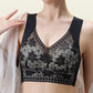 Women’s Breathable Soft Wire-Free Seamless Push-Up Lace Bra