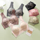 Women’s Breathable Soft Wire-Free Seamless Push-Up Lace Bra