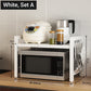 Expandable Microwave Oven Rack with Hooks