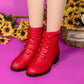 Stylish Elegant Wedge-heel Ankle Boots for Women