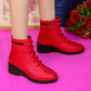 Stylish Elegant Wedge-heel Ankle Boots for Women