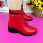 Stylish Elegant Wedge-heel Ankle Boots for Women