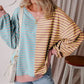 🌸Women's Casual Striped Color Block Sweatshirt💋Free Shipping