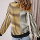 🌸Women's Casual Striped Color Block Sweatshirt💋Free Shipping