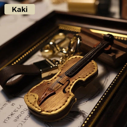 Fashion design violin key ring