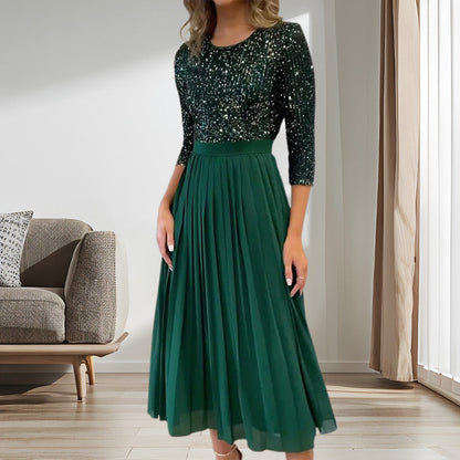 💃Women's tulle midi dress with sequins✨