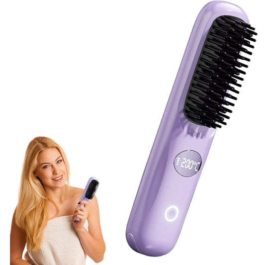 💕Last Day Special Price £16.99!!💕Cordless hair straightener with LED display💇‍♀️2