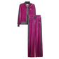 🎉Happy New Year! 50% OFF 🛍️Women's Velvet-Like Contrast Color 2-PieceTracksuit