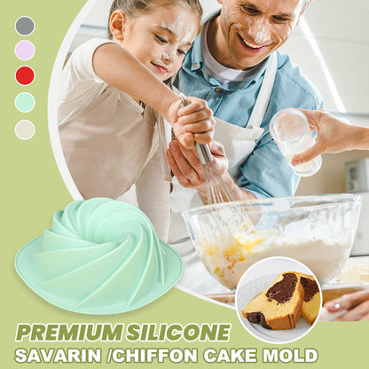 🥰2025 New Hot Sales - 50% OFF✨Premium Silicone Savarin /Chiffon Cake Mold