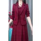 Women’s Fashion Blazer and Sleeveless Dress 2 Piece Set