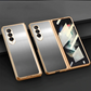 Samsung Galaxy Z Fold 6 Magnetic Protective Cover In Anti-drop Brushed Metal