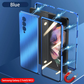 Samsung Galaxy Z Fold 6 Magnetic Protective Cover In Anti-drop Brushed Metal