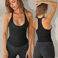 ✨️Last Day Promotion 50% OFF🔥- Women's Solid Racerback Tank Top