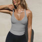 ✨️Last Day Promotion 50% OFF🔥- Women's Solid Racerback Tank Top