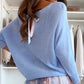 🌷🩵Spring Limited Sale 50% OFF🩵🌷Blue Set Bow Back Top & Tulle Skirt