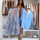 🌷🩵Spring Limited Sale 50% OFF🩵🌷Blue Set Bow Back Top & Tulle Skirt