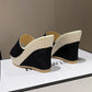 Women's Floral Open Toe Slip-On Sandals