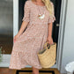 🎁What should I wear tomorrow?🎁💥Round Neck Polka Dot Print Midi Dress
