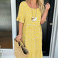 🎁What should I wear tomorrow?🎁💥Round Neck Polka Dot Print Midi Dress