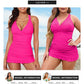 👙Swimsuit With Deep V And Gathered Gack