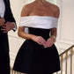 Women's Bow Knot Off-Shoulder Party Dress