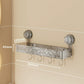 Wall Mounted Removable Suction Cup Shelf with Hooks