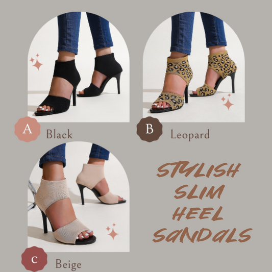 Women's Stylish Slim Heel Sandals💖Spring sale-50% OFF