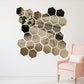 Waterproof Acrylic Hexagonal Mirror Wall Stickers